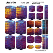 Nail Wraps Pedichiura Animal Print 14 Annette Nails PWR-014