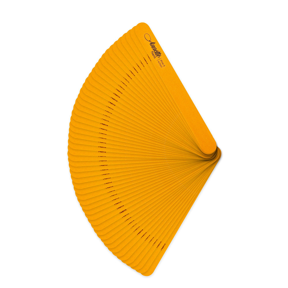 Set 50 Pile Lemn AnnetteNails (Portocalii)