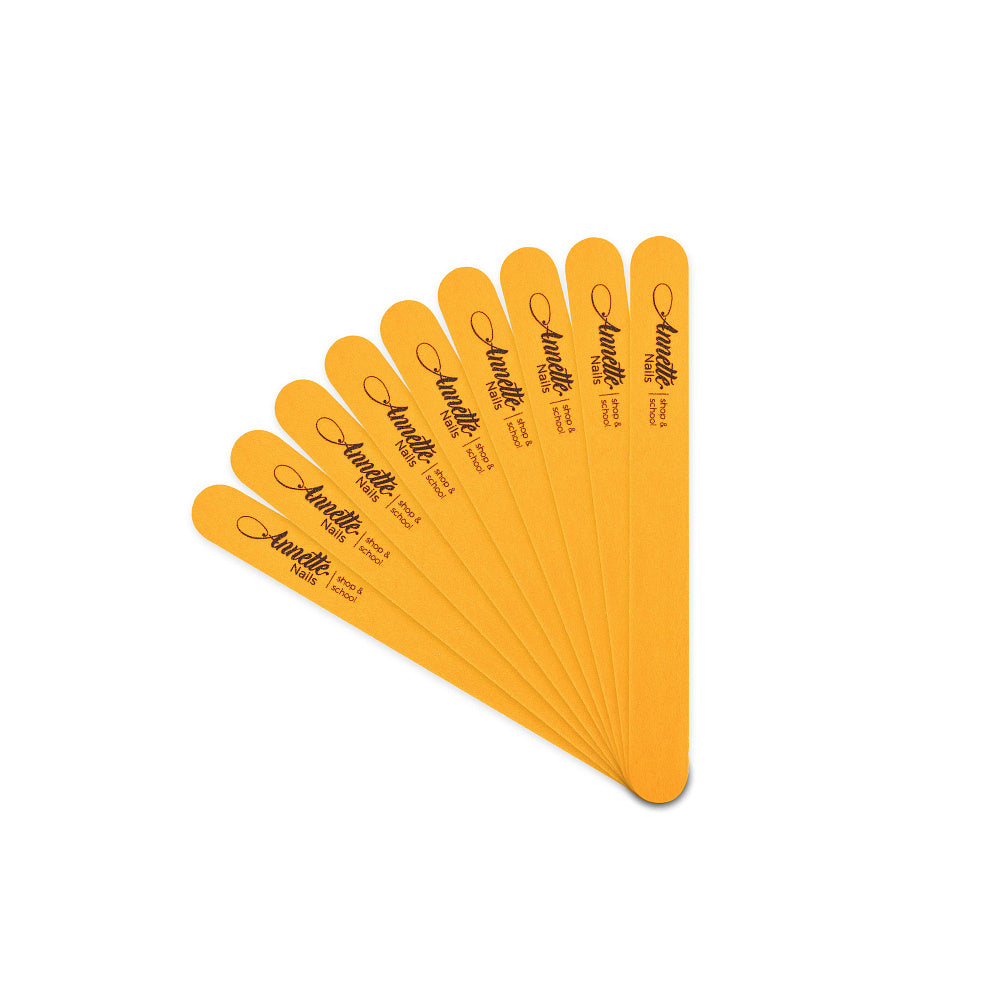 Set 50 Pile Lemn AnnetteNails (Portocalii)