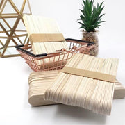 Spatula Lemn Set - 50 Buc