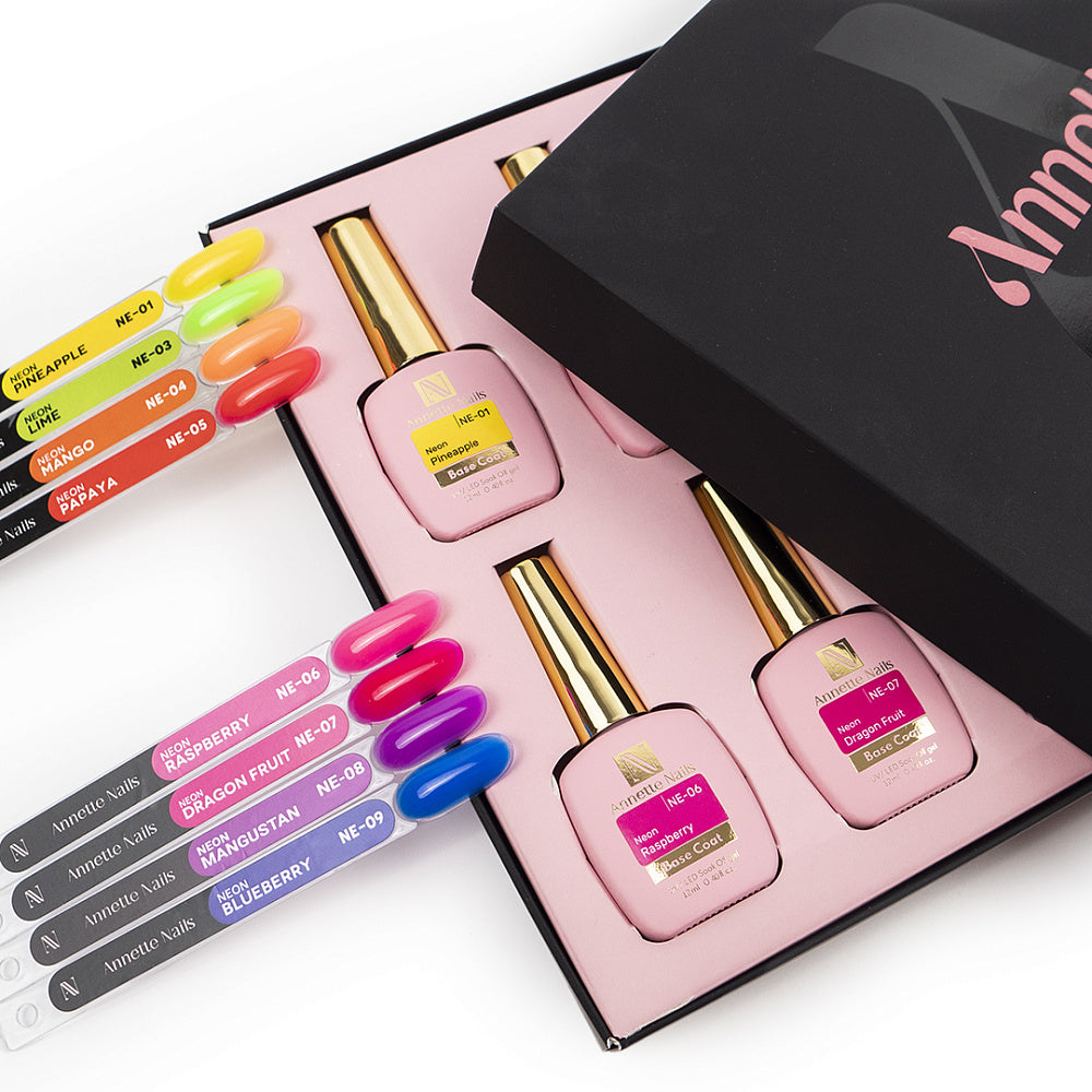 Colecția de baze rubber Annette Nails Neon