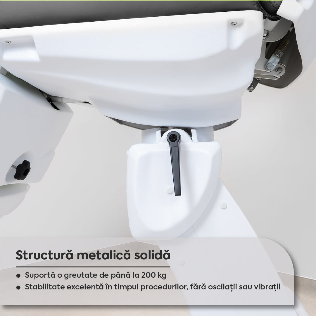 Pat Cosmetica Electric 4 Motoare + Scaun Hidraulic Tehnician - Gri